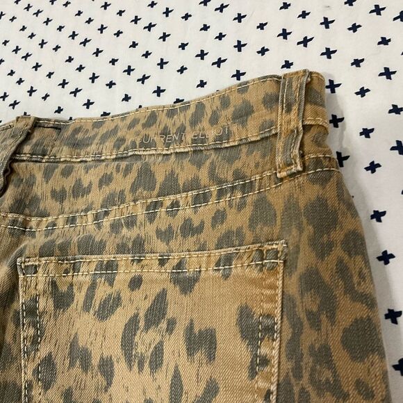 Current Elliott Leopard Denim Mini Skirt Size 25 - Picture 6 of 9